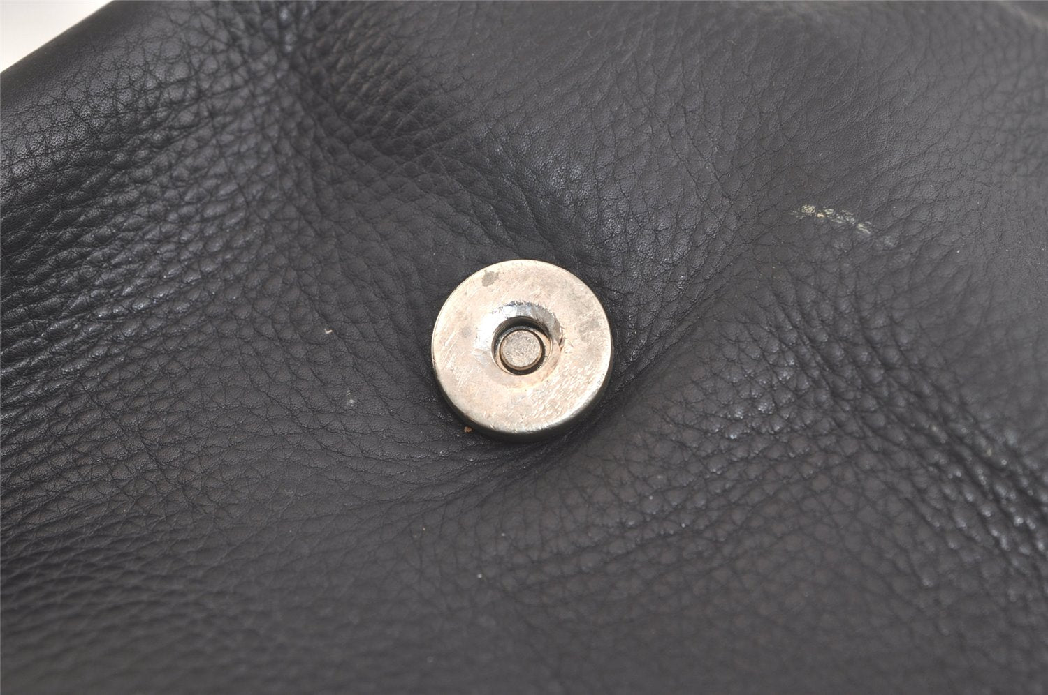 Authentic GUCCI Vintage Shoulder Cross Body Bag Purse Leather Black 3494K