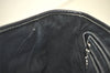 Authentic GUCCI Vintage Shoulder Cross Body Bag Purse Leather Black 3494K