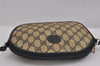Authentic GUCCI Shoulder Cross Body Bag Purse GG PVC Leather Navy Blue 3495J