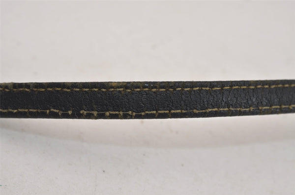 Authentic GUCCI Shoulder Cross Body Bag Purse GG PVC Leather Navy Blue 3495J