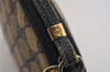 Authentic GUCCI Shoulder Cross Body Bag Purse GG PVC Leather Navy Blue 3495J