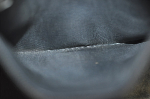 Authentic GUCCI Shoulder Cross Body Bag Purse GG PVC Leather Navy Blue 3495J