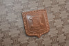 Authentic CELINE Macadam Blason Pattern Clutch Hand Bag PVC Leather Brown 3495K