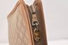 Authentic CELINE Macadam Blason Pattern Clutch Hand Bag PVC Leather Brown 3495K