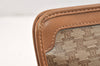 Authentic CELINE Macadam Blason Pattern Clutch Hand Bag PVC Leather Brown 3495K