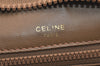 Authentic CELINE Macadam Blason Pattern Clutch Hand Bag PVC Leather Brown 3495K