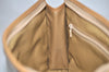Authentic CELINE Macadam Blason Pattern Clutch Hand Bag PVC Leather Brown 3495K