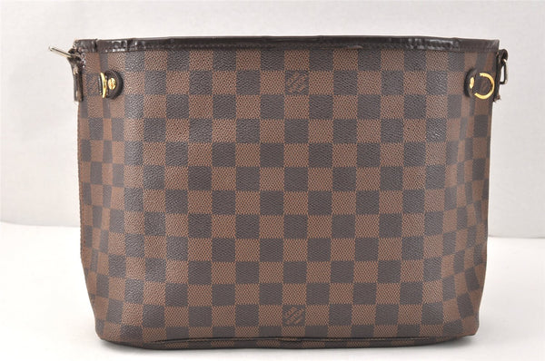 Authentic Louis Vuitton Damier Neverfull PM Shoulder Tote Bag N51109 Junk 3496K