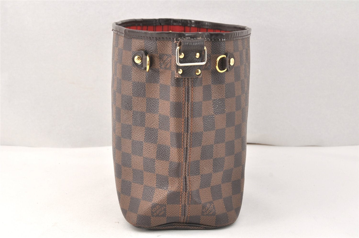 Authentic Louis Vuitton Damier Neverfull PM Shoulder Tote Bag N51109 Junk 3496K