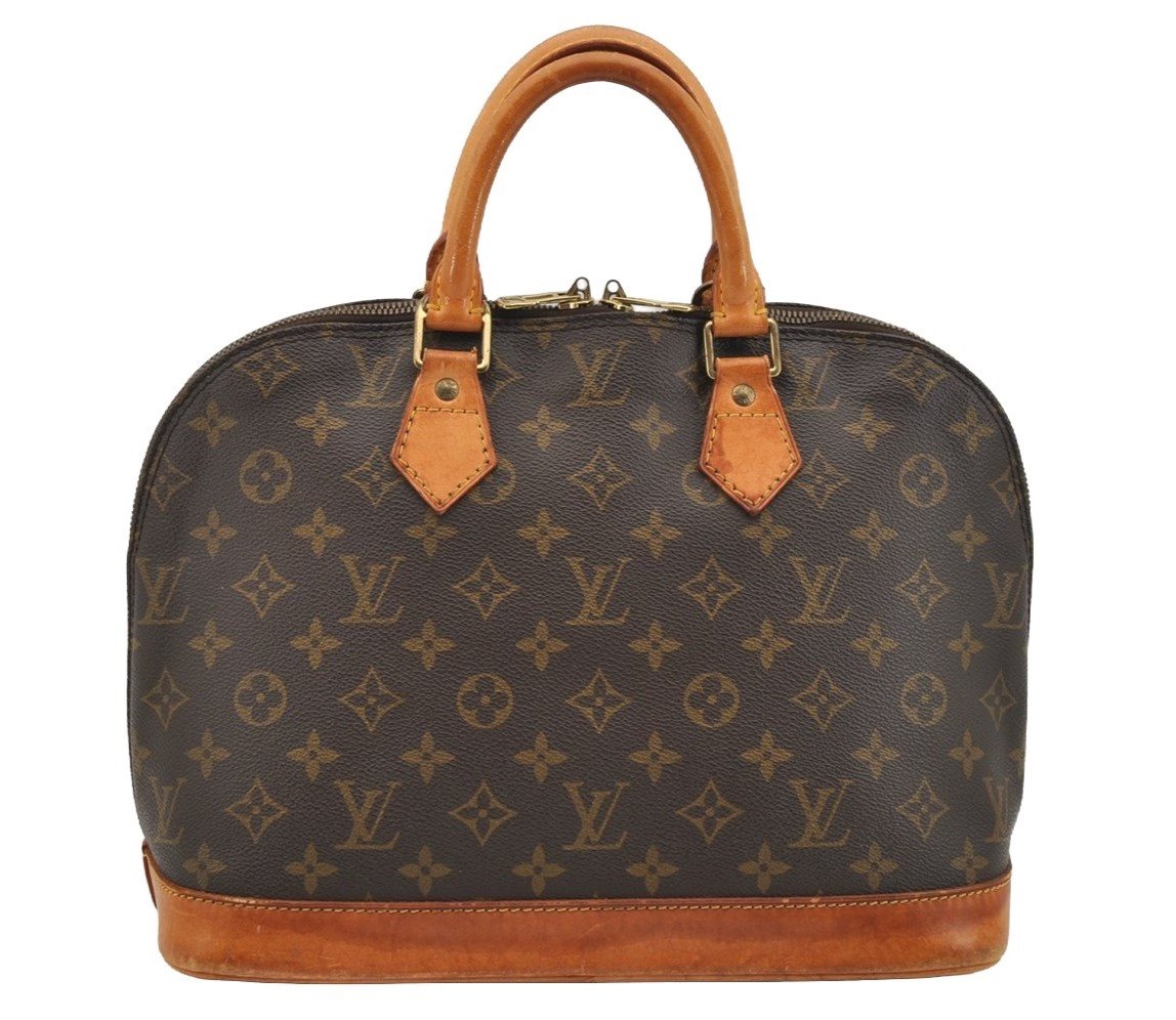 Authentic Louis Vuitton Monogram Alma Hand Bag Purse M51130 LV 3497I