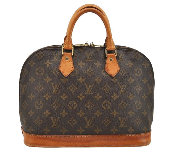 Authentic Louis Vuitton Monogram Alma Hand Bag Purse M51130 LV 3497I