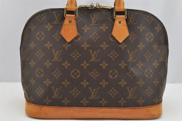 Authentic Louis Vuitton Monogram Alma Hand Bag Purse M51130 LV 3497I