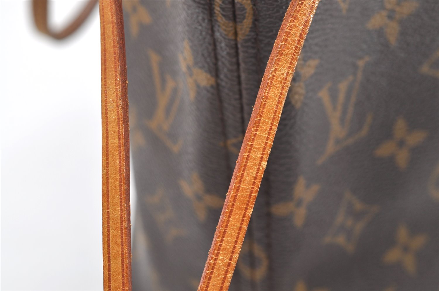 Authentic Louis Vuitton Monogram Neverfull PM Shoulder Tote Bag M40155 LV 3497K