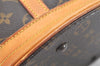 Authentic Louis Vuitton Monogram Bucket GM Shoulder Tote Bag M42236 Junk 3498K