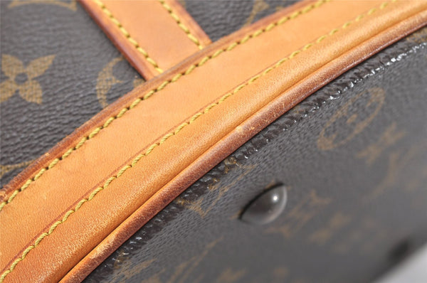 Authentic Louis Vuitton Monogram Bucket GM Shoulder Tote Bag M42236 Junk 3498K