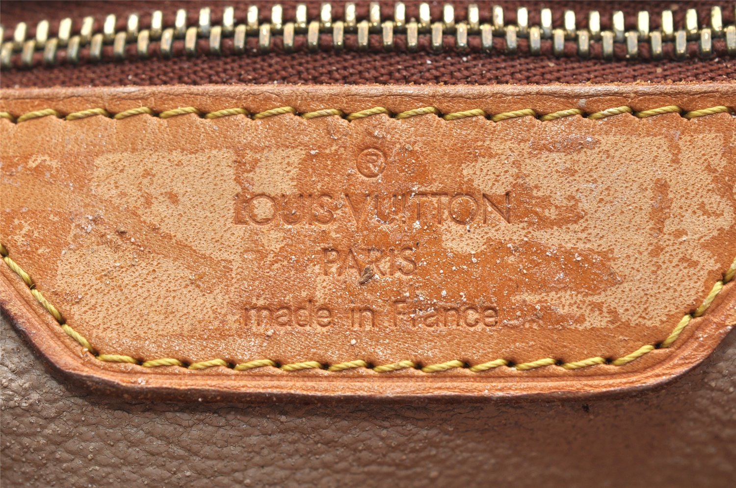 Authentic Louis Vuitton Monogram Bucket GM Shoulder Tote Bag M42236 Junk 3498K