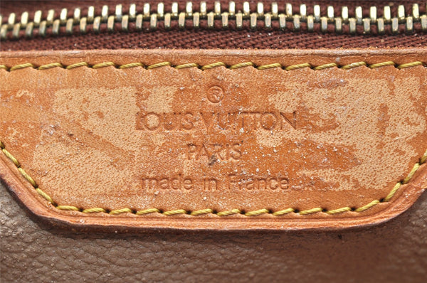 Authentic Louis Vuitton Monogram Bucket GM Shoulder Tote Bag M42236 Junk 3498K