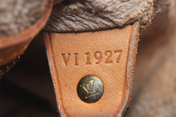 Authentic Louis Vuitton Monogram Bucket GM Shoulder Tote Bag M42236 Junk 3498K