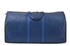 Authentic Louis Vuitton Epi Keepall 55 Boston Travel Bag Blue M42955 LV 3499K