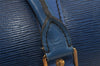 Authentic Louis Vuitton Epi Keepall 55 Boston Travel Bag Blue M42955 LV 3499K