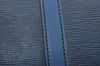 Authentic Louis Vuitton Epi Keepall 55 Boston Travel Bag Blue M42955 LV 3499K