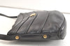 Authentic GUCCI Vintage Shoulder Cross Body Bag Purse Leather Black Junk 3502K