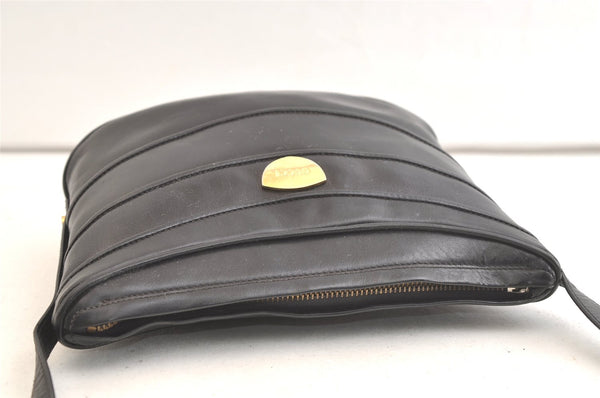 Authentic GUCCI Vintage Shoulder Cross Body Bag Purse Leather Black Junk 3502K