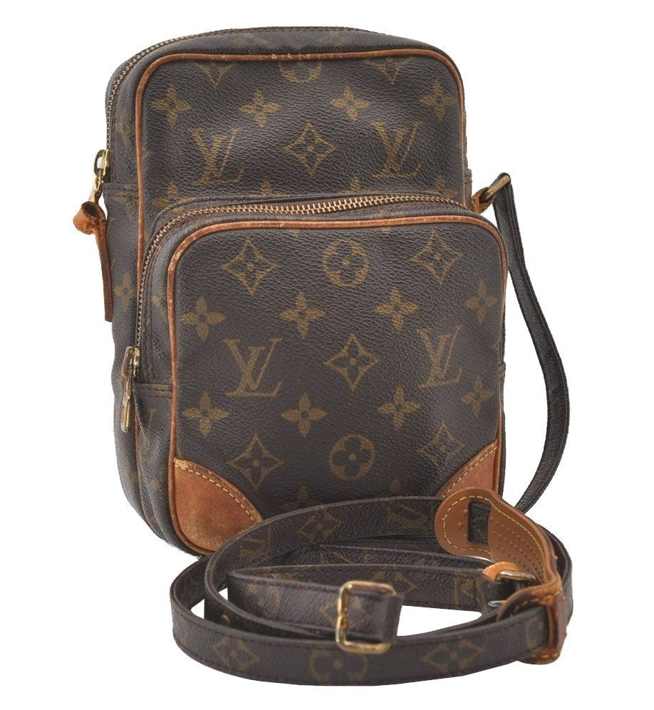 Authentic Louis Vuitton Monogram Amazone Shoulder Cross Bag M45236 Junk 3503J