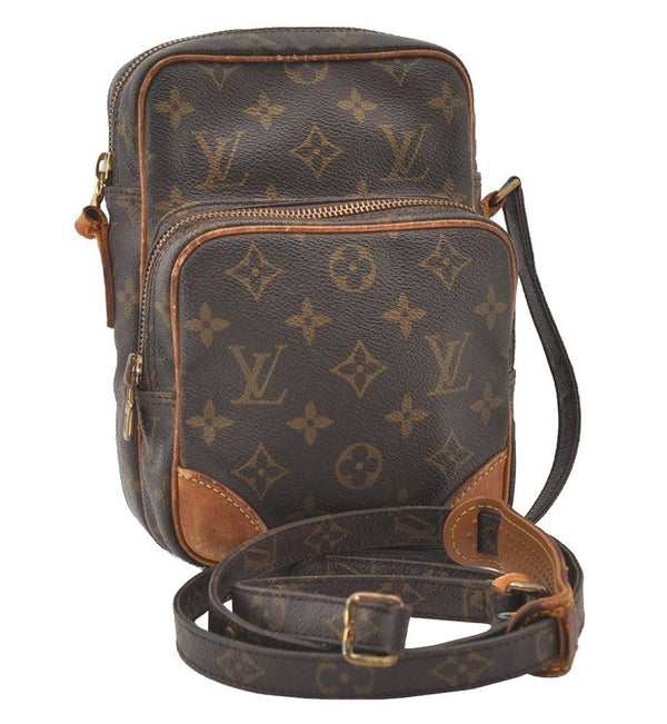 Authentic Louis Vuitton Monogram Amazone Shoulder Cross Bag M45236 Junk 3503J