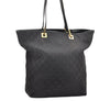 Authentic GUCCI Vintage Shoulder Tote Bag GG Canvas Leather 0021098 Black 3503K