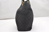 Authentic GUCCI Vintage Shoulder Tote Bag GG Canvas Leather 0021098 Black 3503K