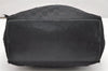 Authentic GUCCI Vintage Shoulder Tote Bag GG Canvas Leather 0021098 Black 3503K