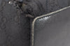 Authentic GUCCI Vintage Shoulder Tote Bag GG Canvas Leather 0021098 Black 3503K