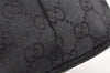Authentic GUCCI Vintage Shoulder Tote Bag GG Canvas Leather 0021098 Black 3503K