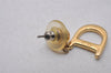 Authentic Christian Dior Vintage Earrings Gold Tone CD 3504I