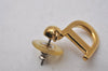 Authentic Christian Dior Vintage Earrings Gold Tone CD 3504I