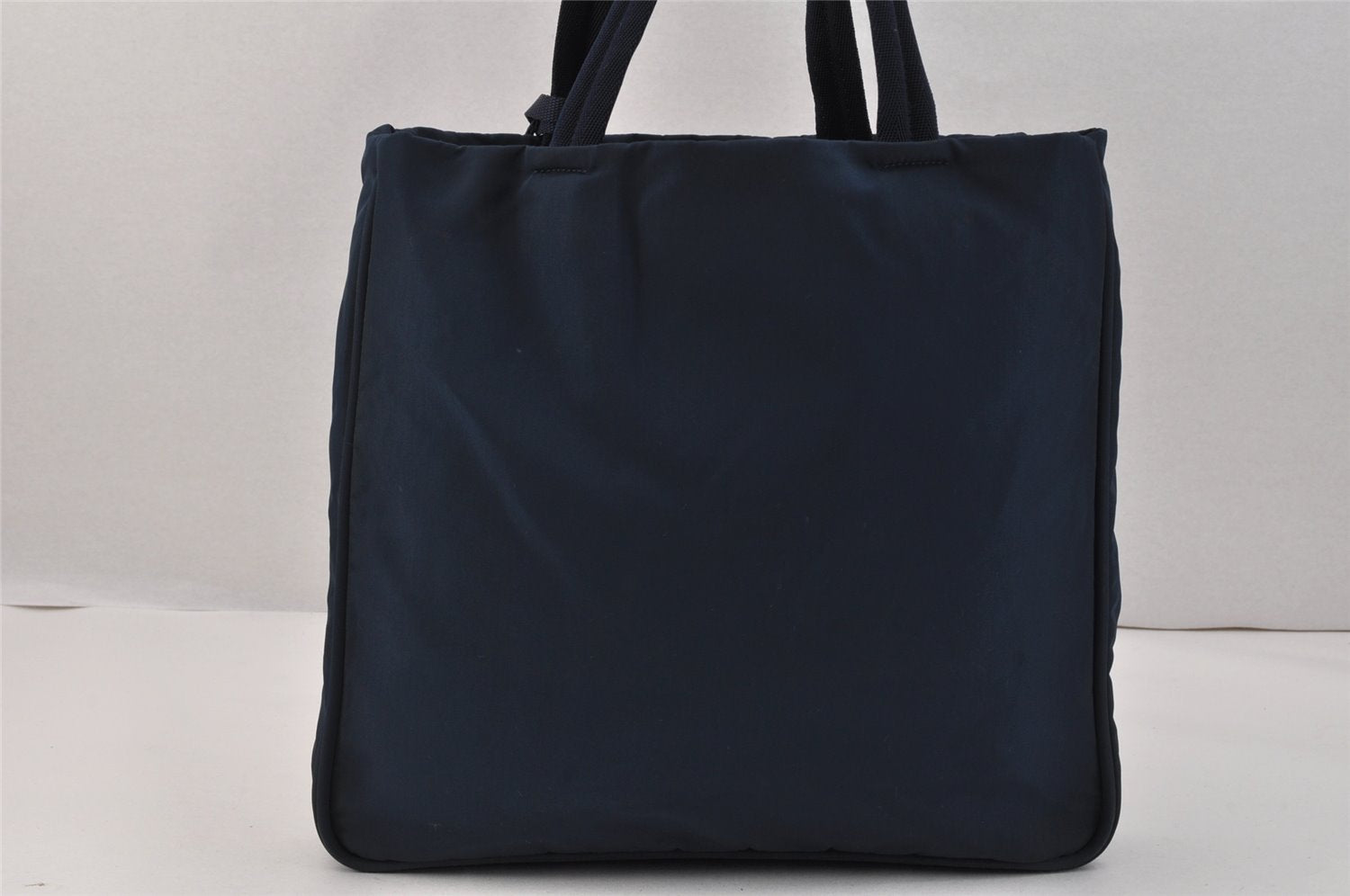 Authentic PRADA Nylon Tessuto Vintage Shoulder Hand Bag Navy Blue 3505K