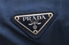 Authentic PRADA Nylon Tessuto Vintage Shoulder Hand Bag Navy Blue 3505K