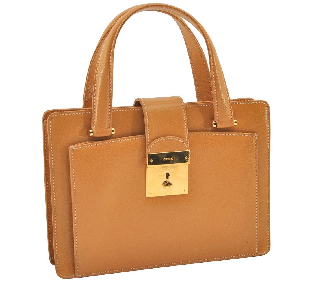 Authentic GUCCI 2Way Shoulder Hand Bag Purse Leather Brown Junk 3508J