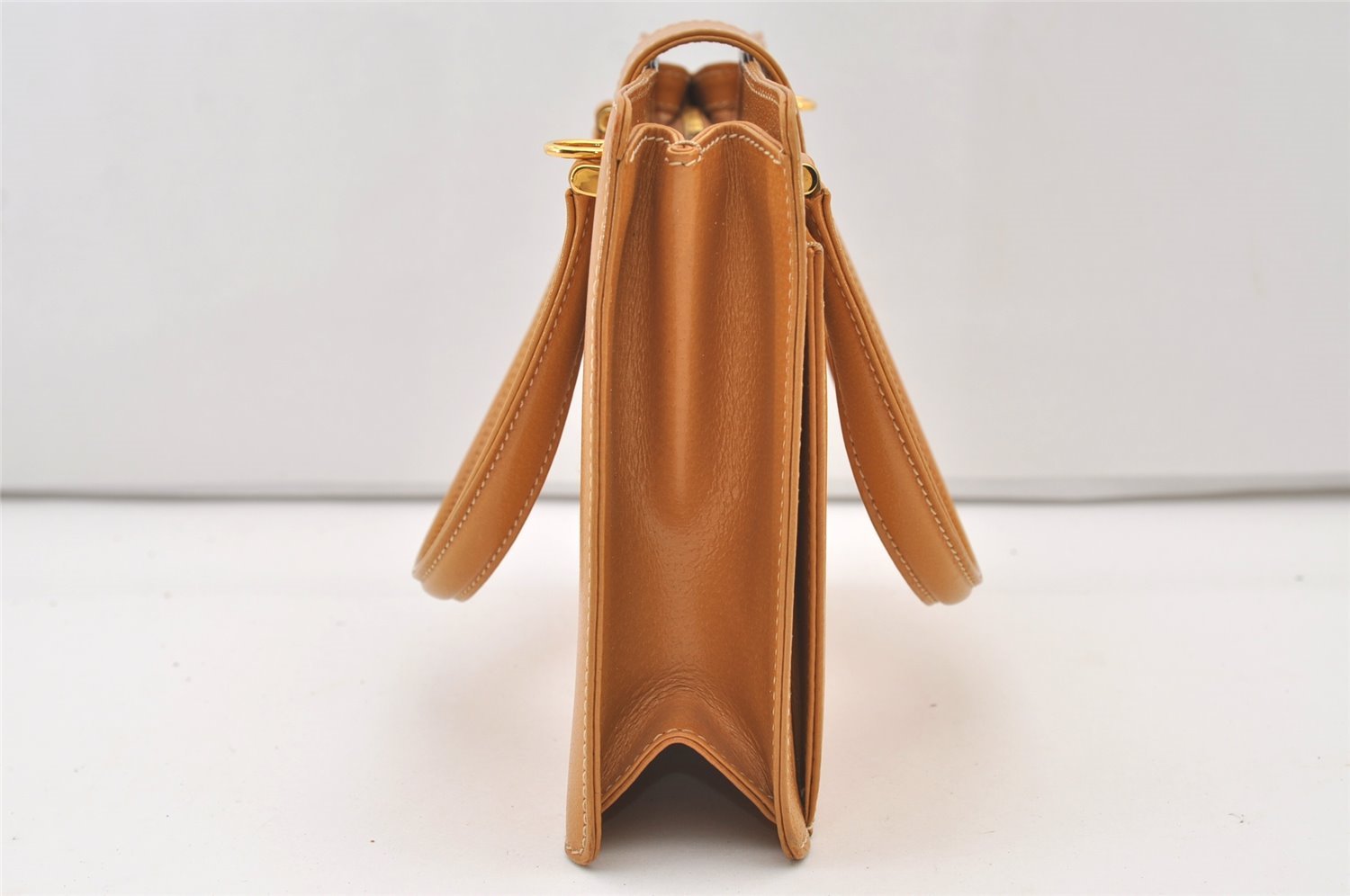 Authentic GUCCI 2Way Shoulder Hand Bag Purse Leather Brown Junk 3508J