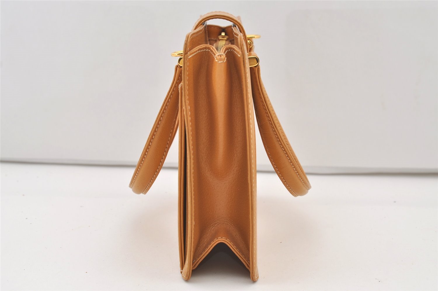 Authentic GUCCI 2Way Shoulder Hand Bag Purse Leather Brown Junk 3508J