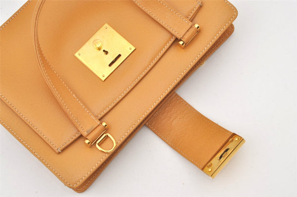 Authentic GUCCI 2Way Shoulder Hand Bag Purse Leather Brown Junk 3508J