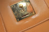 Authentic GUCCI 2Way Shoulder Hand Bag Purse Leather Brown Junk 3508J