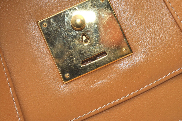 Authentic GUCCI 2Way Shoulder Hand Bag Purse Leather Brown Junk 3508J