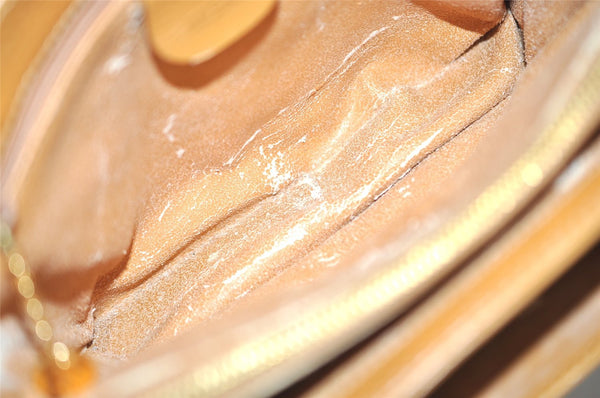 Authentic GUCCI 2Way Shoulder Hand Bag Purse Leather Brown Junk 3508J