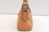 Authentic Chloe Vintage Shoulder Hand Bag Purse Leather Brown 3509K