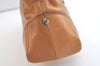 Authentic Chloe Vintage Shoulder Hand Bag Purse Leather Brown 3509K