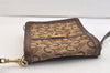 Authentic CELINE C Macadam Blason Shoulder Bag Canvas Leather Brown Junk 3511K