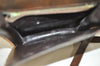 Authentic CELINE C Macadam Blason Shoulder Bag Canvas Leather Brown Junk 3511K