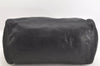 Authentic LOEWE Anagram Clutch Hand Bag Purse Leather Black 3512K